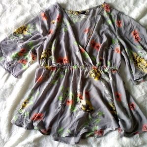 Torrid Faux Wrap Blouse